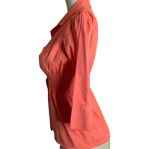 Antilia Femme 3/4 Sleeve Button Top Size Small (Preowned) - Picture 4 of 6